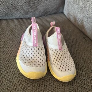 Kids Slip-On Water Slippers in Pink, Yellow and White